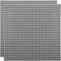 Lekebaby 2 Pack Classic Baseplates Building Base for Building Bricks, 10" x 10" Building Boards - 100% Compatible with Major Brands, Grey
