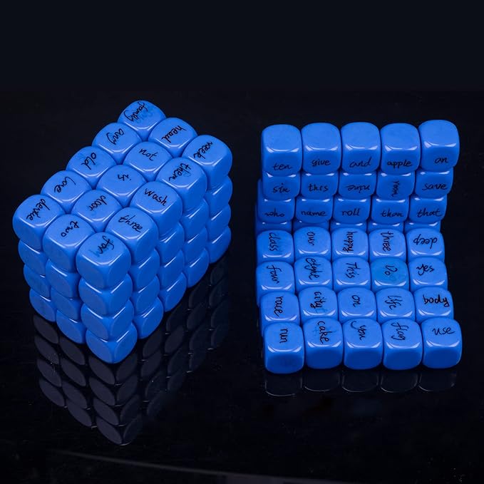 22MM Rounded Blank Six Sided Dice Lianshi Teaching Created Sesources Game Teaching Plastic Cubes Four Colors Choosable