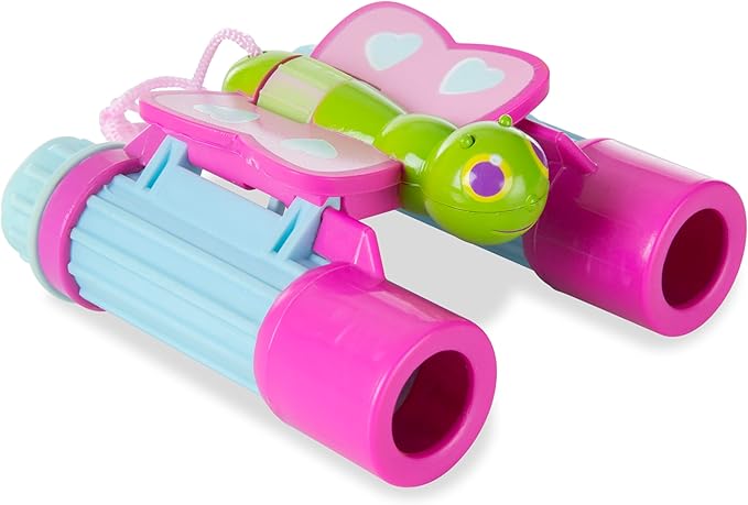 Melissa & Doug Sunny Patch Cutie Pie Butterfly Binoculars - Pretend Play Toy