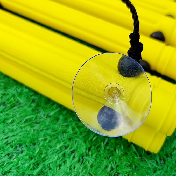 Balance Path Board Balance Block Space Saving Stable Non Slip Edging Kindergarten Balance Trail for Outdoor Indoor, Yellow