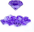 Niceup 26PCS Purple Fake Diamonds Big Gem Toys, 1.5in Pool Diving Gems Acrylic Plastic Gemstones for Kids, Party Décor Jewels Treasure Hunt Hiding Sensory Bin Filler Toys Craft Supplies
