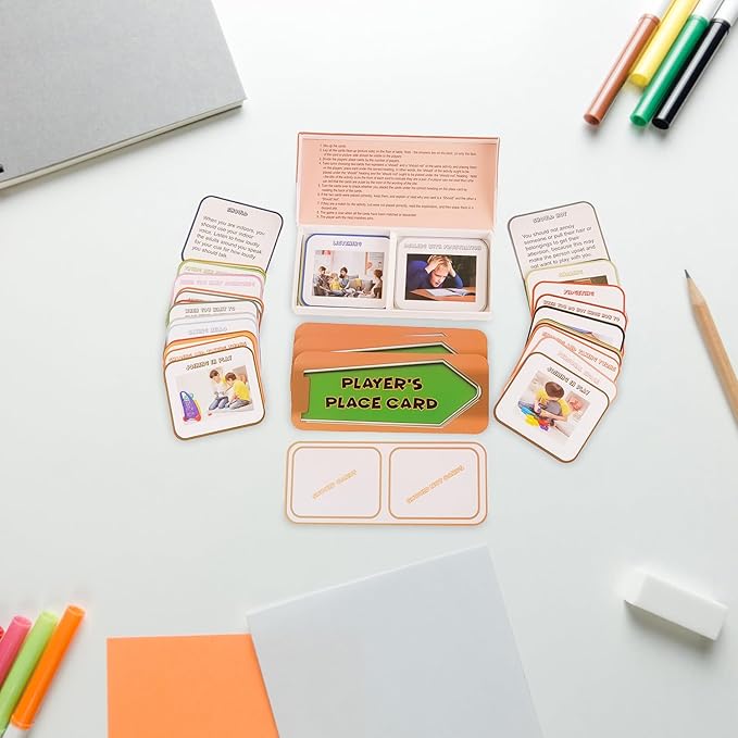 The Shoulds and Should Nots Cards Social Emotional Learning Activity with Photos of Appropriate and Inappropriate Behaviors Supports Autism and ADHD Encourages Positive Decision Making