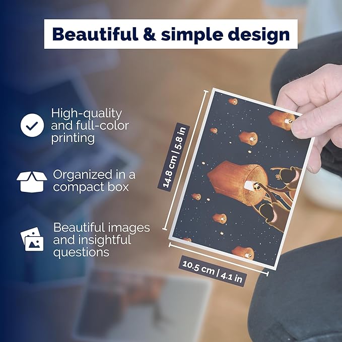 metaFox 'Where I Belong' deep pictures - 52 Coaching and Motivation Cards Set for Youth with Question - For Self-Reflection, Therapy, Relationship and Self-Awareness Game
