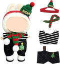 Doll Clothes 17cm/15cm Outfit Set Party Clothes High-End Fashion Outfits Suitable Accessories Christmas Cloak Halloween Premium Clothing 5.91-6.7 inch (No Doll) (LBB-257)