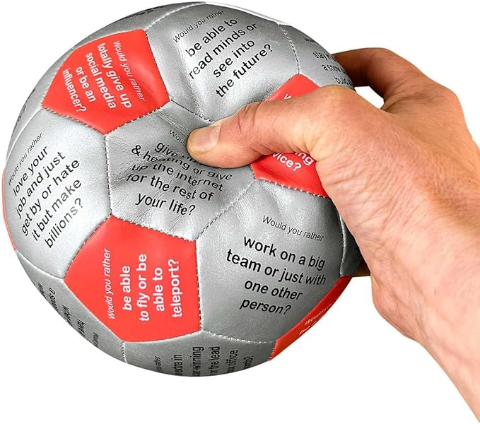 Trainers Warehouse 6" Thumball Collection, 32 Prompts for Conversation, Team Building, Relationship and Training