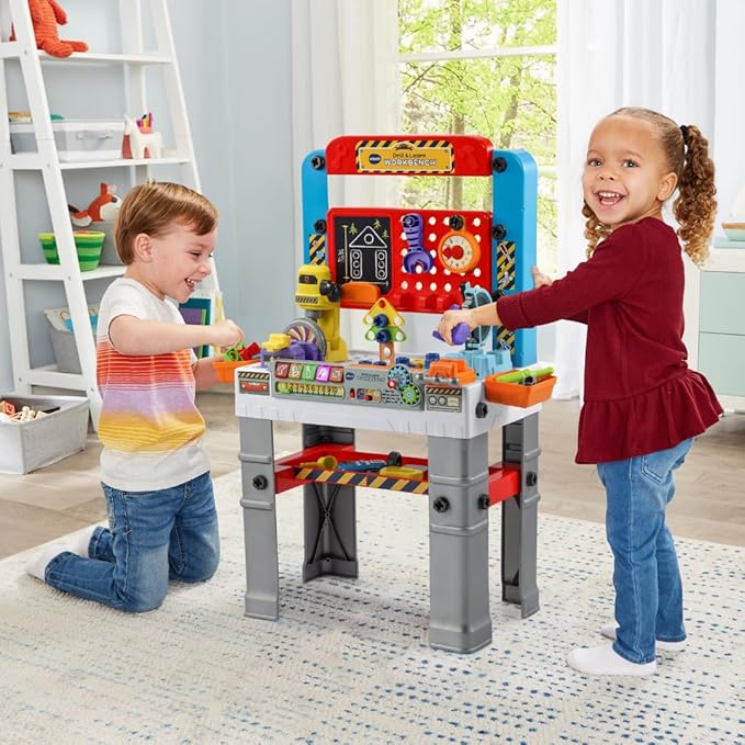 VTech Drill and Learn Workbench for Kids Ages 3 Years and up (Frustration Free Packaging)