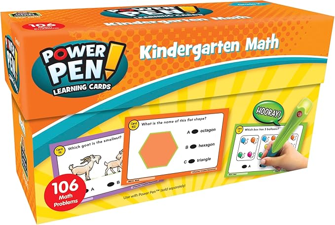 Power Pen Learning Cards: Math (Gr. K)