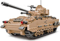 M2 Bradley Tank Toy Building Set, Infantry Fighting Vehicle, Sparks Hours of Military Adventure Play, Army Tank Toy Building Set for Kids 8-14 & Adults, Compatible with Lego Sets (1350 Pieces)