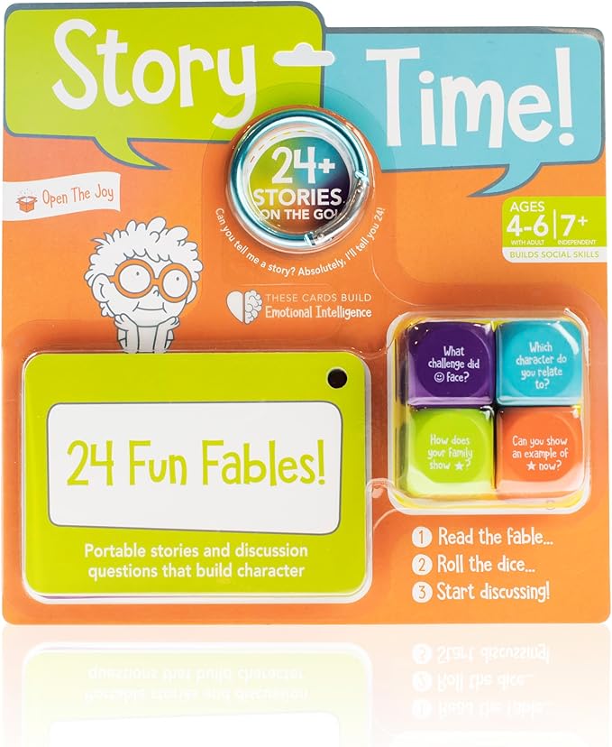 Open The Joy Story Time: Igniting Imagination, Fostering Empathy, and Building Resilience in Kids - A Portable Adventure for Ages 4+