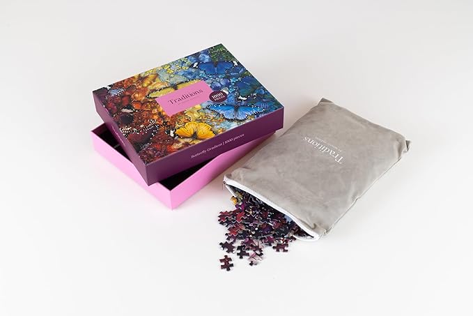 Butterfly Gradient | Traditions by Mosaic Puzzles - 1000 Piece Puzzle