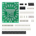 Soldering Practice Kit DIY Green PCB Circulate Flash Red LED SMD SMT Electronics Projects Soldering Kit Simple Welding Skills Learn Soldering Kit for Beginners (02G0402)