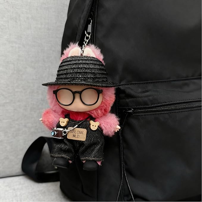 17cm Doll Clothes Set Luxurious Chic Fashion Ensemble with Stylish Accessories for Adorable 17cm Dolls Soft Fabric Dress-Up Sets with Playful Designs, Easy to Wear (Doll Not Included)