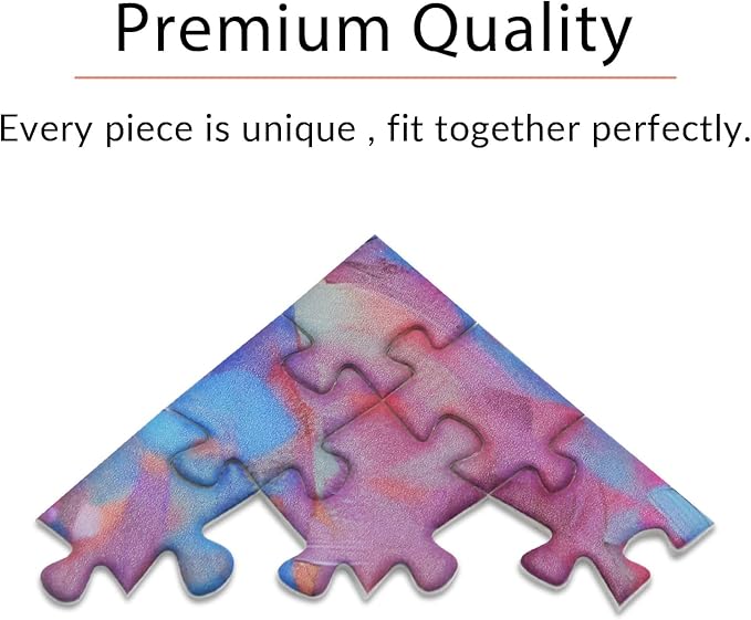 Jigsaw Puzzles 500 Pieces for Adults Glitter Abstract Sunset Jigsaw Puzzles Challenging Puzzle Game with Letters on The Back (20.5'' x 15'')