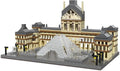 Paris Louvre Museum Building Blocks Iconic Landmark Model Toy for Teens Adults & Collectors 3D Puzzle Set for Educational and Decorative Fun