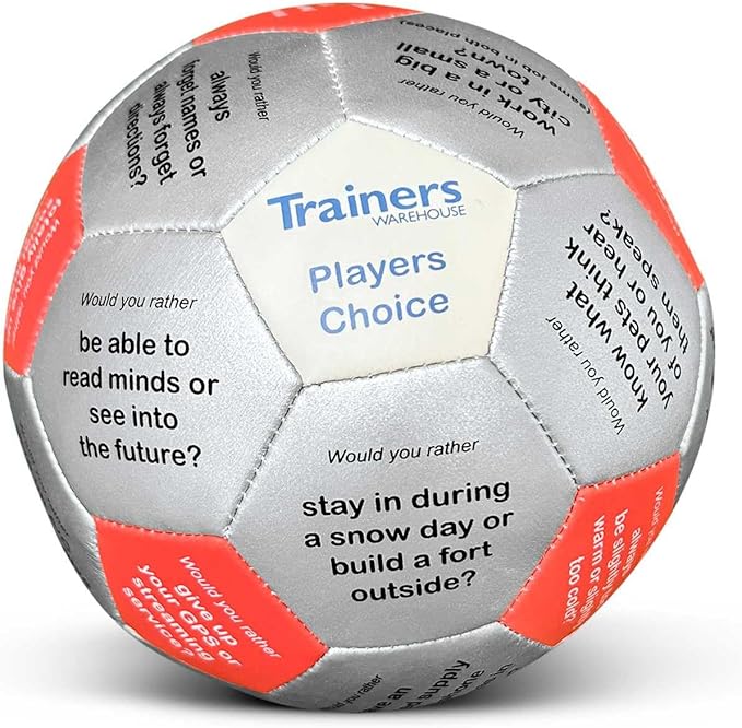 Trainers Warehouse 6" Thumball Collection, 32 Prompts for Conversation, Team Building, Relationship and Training