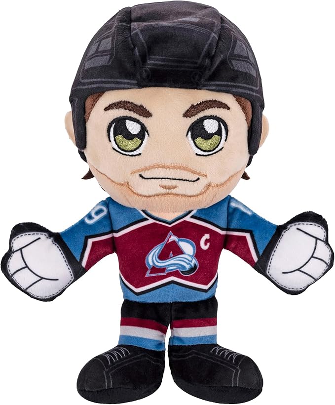 Bleacher Creatures Colorado Avalanche Joe Sakic 8" NHL Kuricha Sitting Plush - Soft Chibi Inspired NHL Superstar