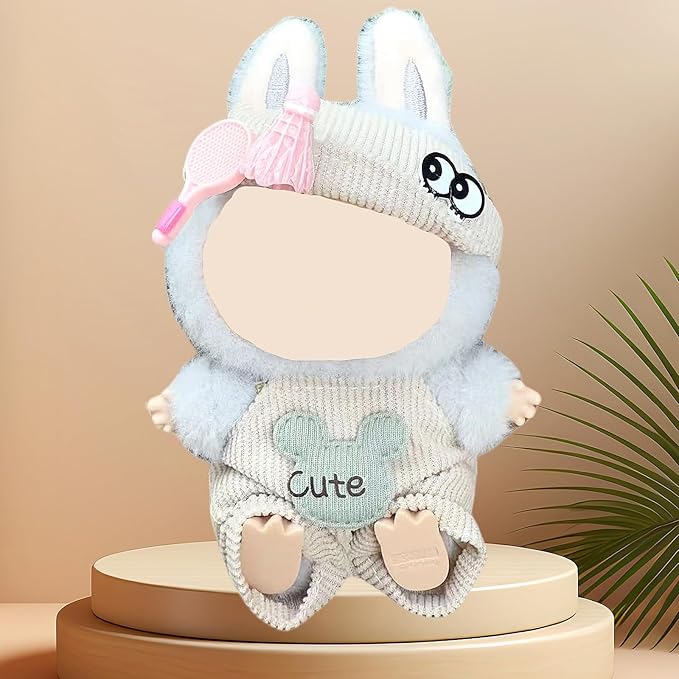 4 Pack—17cm Doll Clothes,Premium Doll Outfit with Accessories,Doll Princess Skirt,Cute Clothes Outfit for 17cm Dolls,End Dolls Fashion Clothing Set(No Dolls and Shoes) (Set Q)