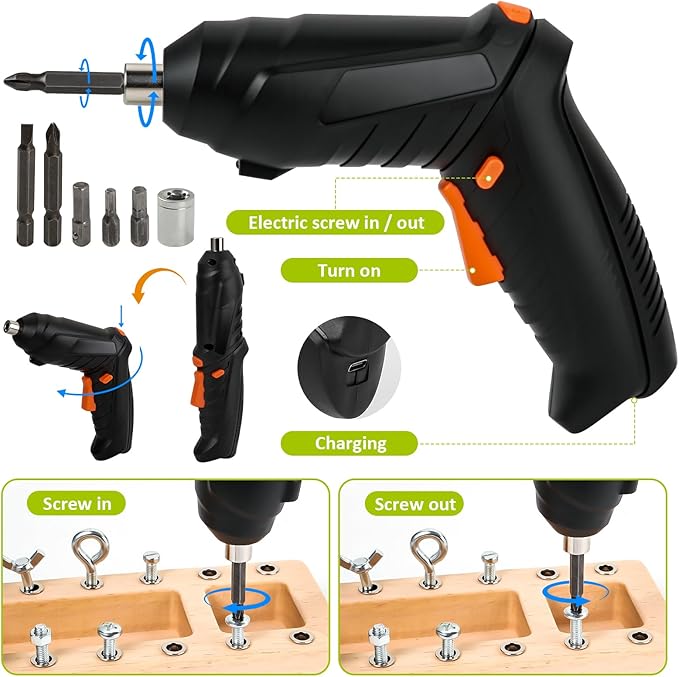 22 in 1 Montessori Toys Screwdriver Board Set with Electric Drill, Wooden Screw Driver Activities Tool for 3 4 5 Kids, Preschool Educational Sensory Learning STEM Fine Motor Skills Toys Gifts for Boys
