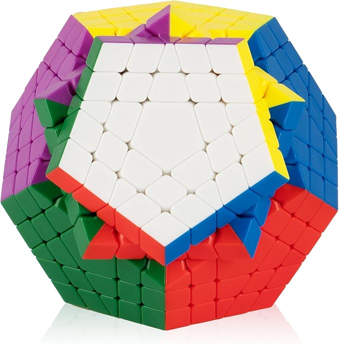 Ganowo Megaminx Speed Cube Gigaminx 5x5 Cubes Brain Teasers for Kids Adults Boys Teens