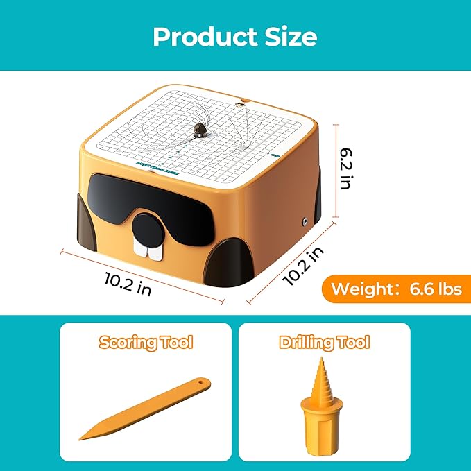 ACMER Cardboard Tools for Kids, Safe DIY Cardboard Construction Tool Kit, Cardboard Cutter for Kids Toy for Boys and Girls, Perfect for Family, Friends, Creativity Projects 3D Models