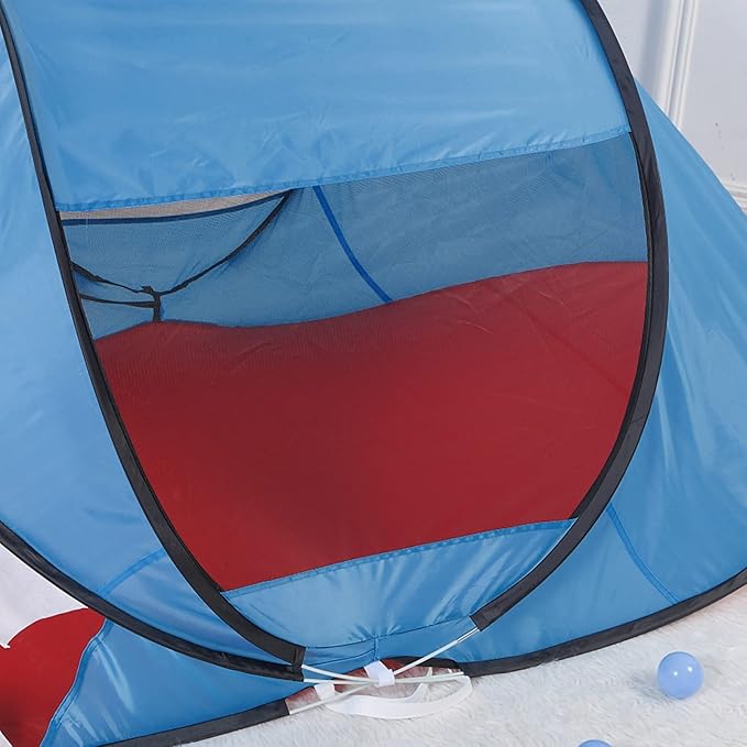 Kids Play Tents – Collapsible Tent for Boys Girls Gift - Large Foldable Playhouse Indoor/Outdoor Fun - Pop up Tent Toys for Age 1 and up Child Birthdays Presents (Shark)