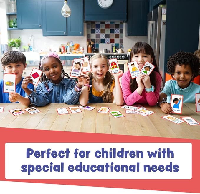 Special Needs My Communication Cards for Special Ed, Speech Delay Non Verbal Children and Adults with Autism 27 Flash Cards for Visual aid or cue Cards
