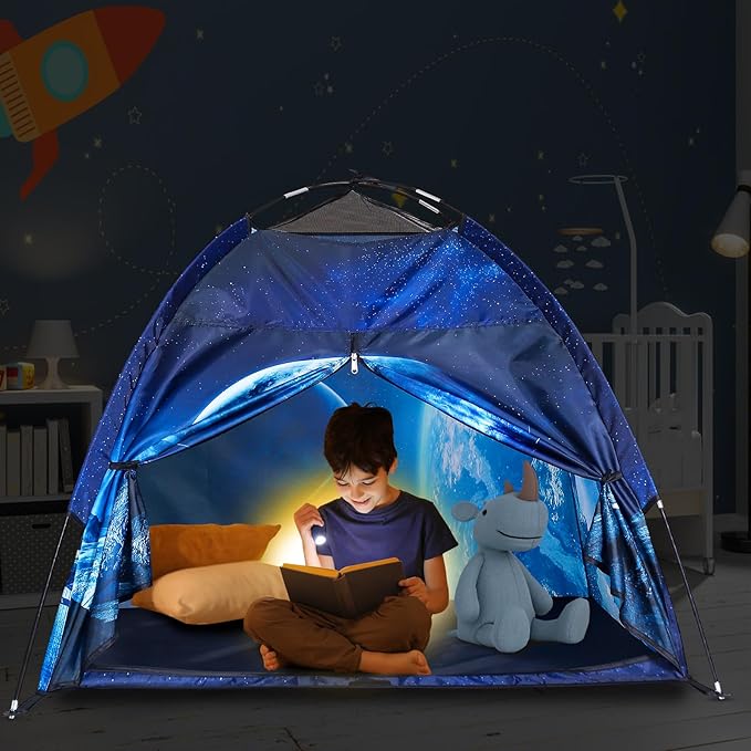 Kids Play Tent Lucky Castle Playhouse for Kid Easy Fun Dome Tent Camping Tent Indoor and Outdoor Imaginative Play Perfect Kid's Gift