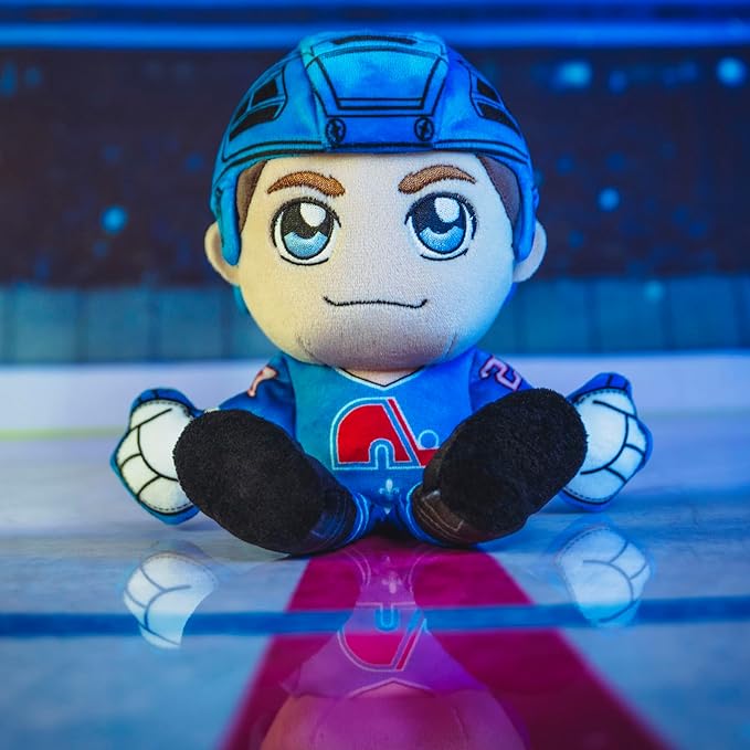 Bleacher Creatures Quebec Nordiques Peter Forsberg 8" NHL Kuricha Sitting Plush - Soft Chibi Inspired NHL Superstar