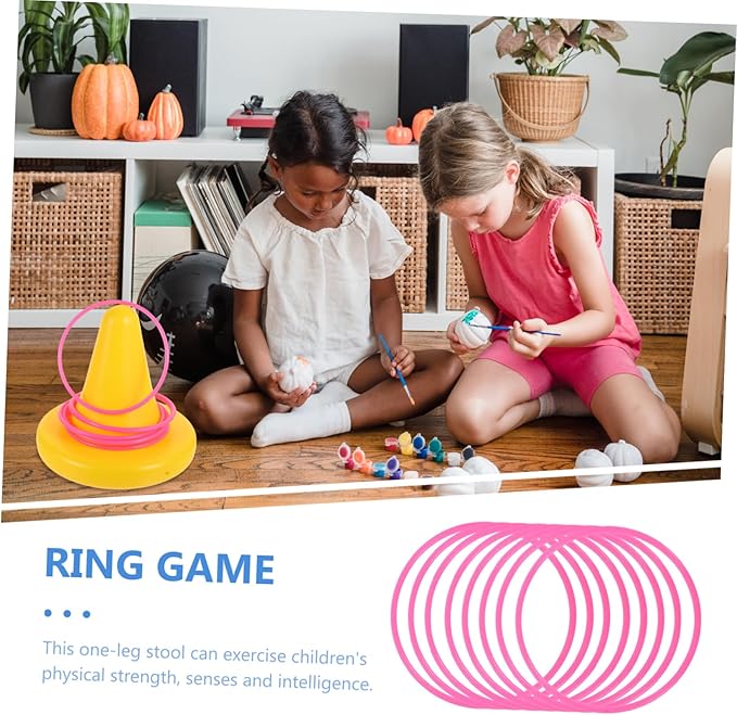 BESPORTBLE Creative Single Leg Stool Training Tool for Fun Toss Game Physical Exercising Equipment for Home Play