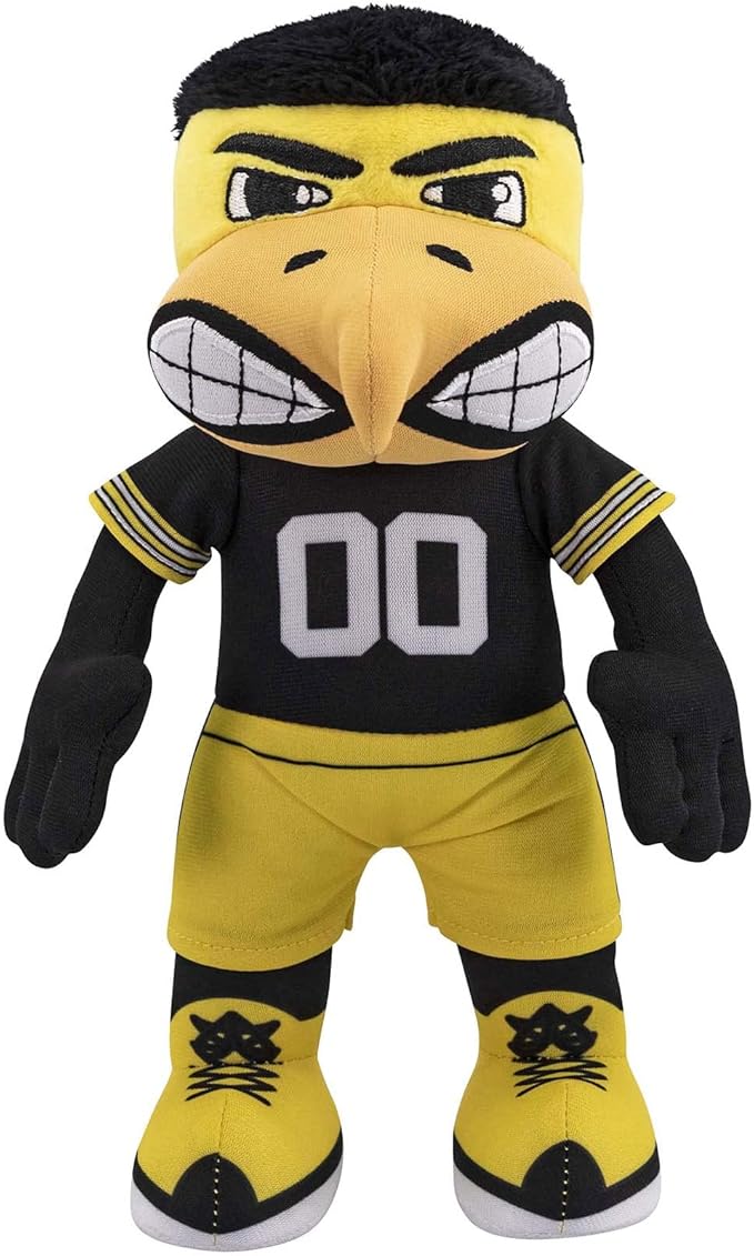 Bleacher Creatures Iowa Hawkeyes Herky The Hawk 10" Mascot Plush Figure - A Mascot for Play or Display