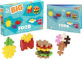 Plus Plus - Big Activity Set, Food, 50 Piece - Construction Building Stem Toy, Interlocking Large Puzzle Blocks For Toddlers And Preschool