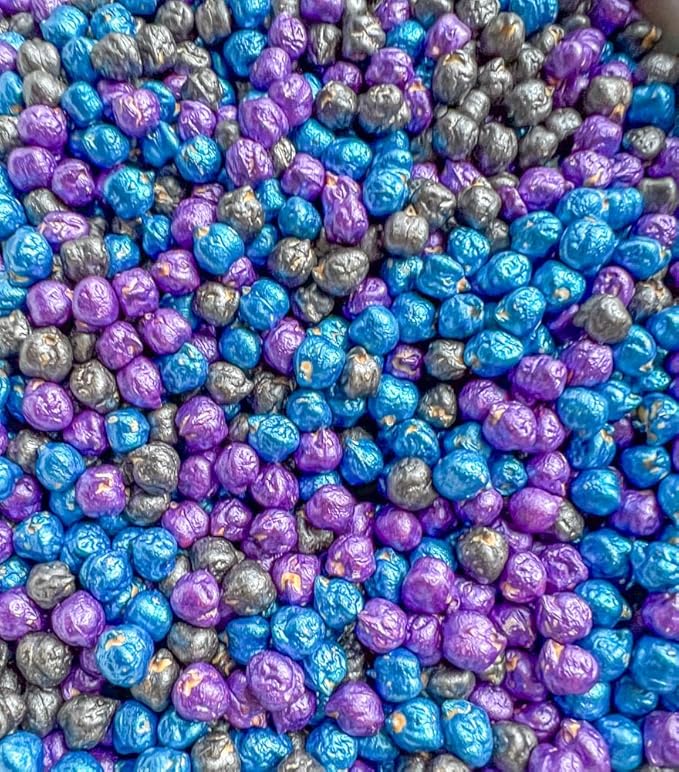 Colored Chickpeas for Sensory Play and Sensory Bins - Many Different Seasonal Colors (4 Cups, Outer Space 1)