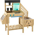 TP Toys, Deluxe Kids Potting Bench | Backyard Playset with Outdoor Activity Table and Built-in Play Accessories | FSC® Certified Wood | Pretend Play or Working Kids Garden Center.