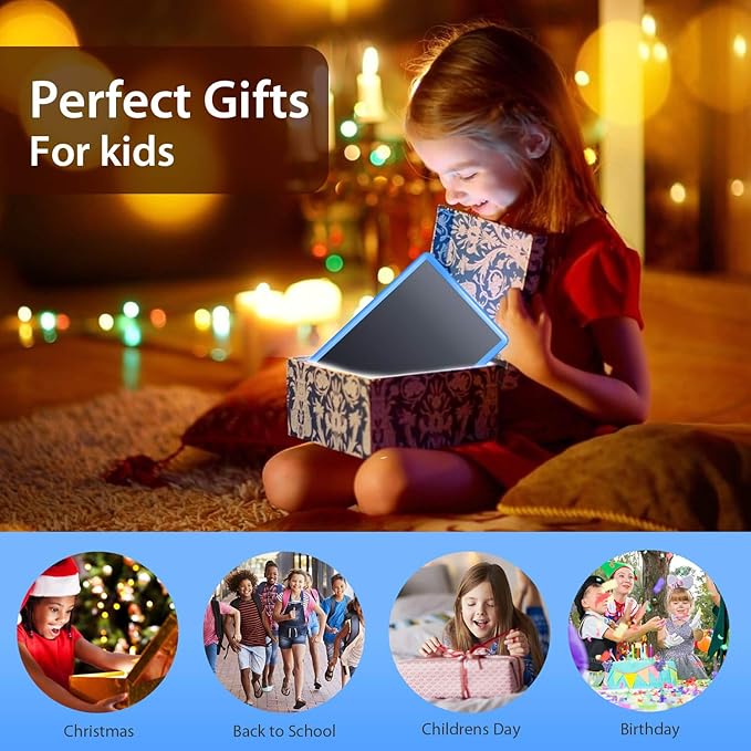 LCD Writing Tablet for Kids, 10 Inch Colorful Electronic Doodle Board, Educational Learning Kids Drawing Tablet Toys, Christmas Birthday Gift for 3 4 5 6 7 8 9 Year Old Girls Boy