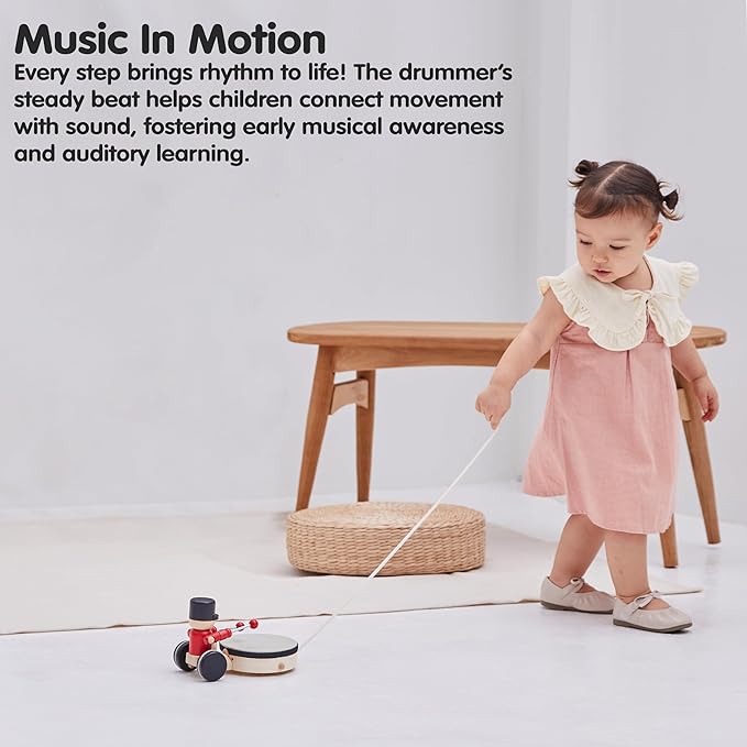 PlanToys Pull Along Drummer (5276)