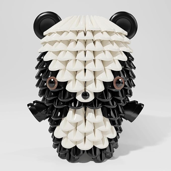 Animals 3D Soft Building Blocks - Cute Animal Kit, Pressure-Relief, STEM Educational Toys, Enhance Hands-On Skills Interlocking Building Blocks (1105-SKUNK)
