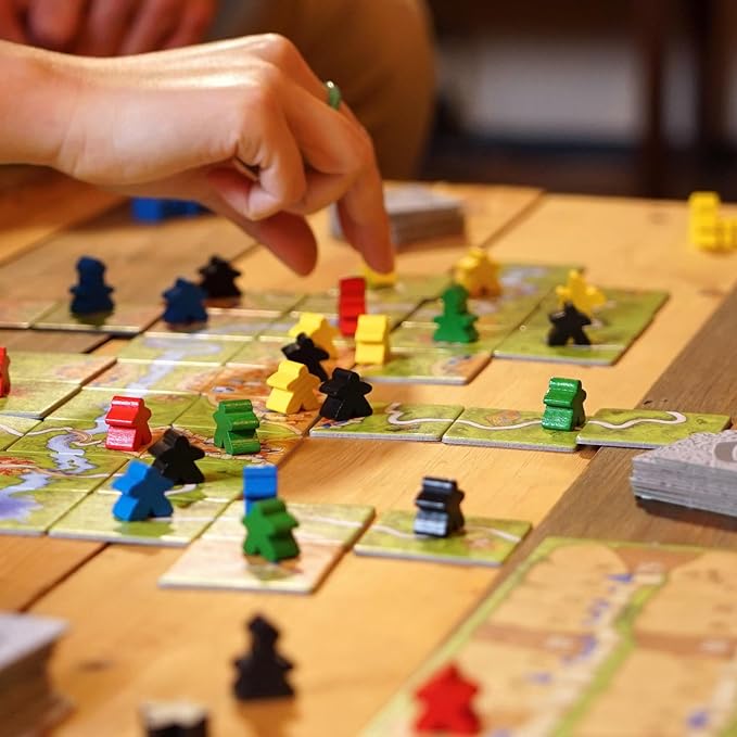 Asmodee Carcassonne Board Game - Classic Tile-Laying Strategy Game, Family Fun Medieval Adventure for Kids & Adults, Ages 7+, 2-5 Players, 35 Minute Playtime
