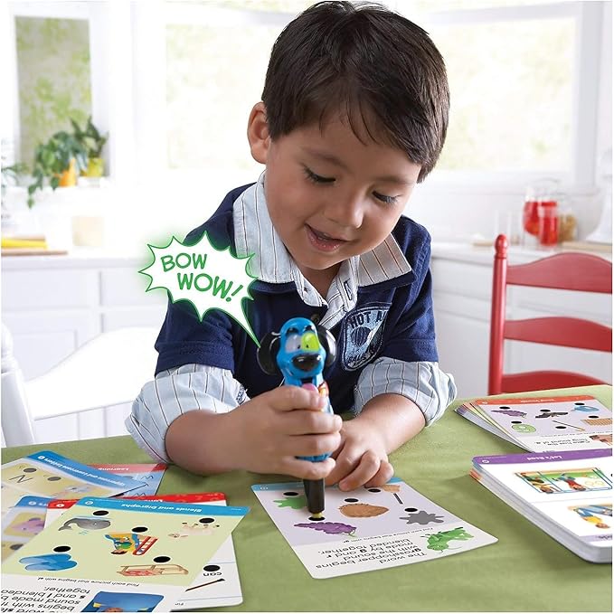 Educational Insights Hot Dots Phonics Fun! Set - Preschool and Kindergarten Flash Cards Compatible with Interactive Pen, Preschool Learning Activities, Learn to Read Activity for Kids Ages 3+