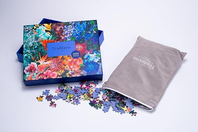 Ombre Bloom | Traditions by Mosaic Puzzles - 1000 Piece Puzzles