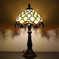 Tiffany Table lamp 8-inch Retro Stained Glass lamp Suitable for bedrooms Beside The Bed Living Room Night Lights and Home Offices