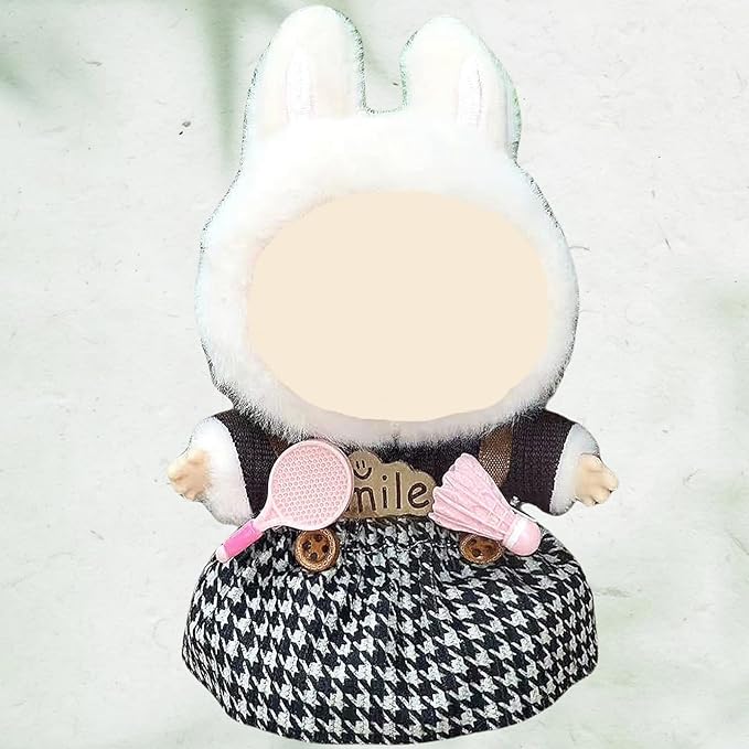 4 Pack—17cm Doll Clothes,Premium Doll Outfit with Accessories,Doll Princess Skirt,Cute Clothes Outfit for 17cm Dolls,End Dolls Fashion Clothing Set(No Dolls and Shoes) (Set P)