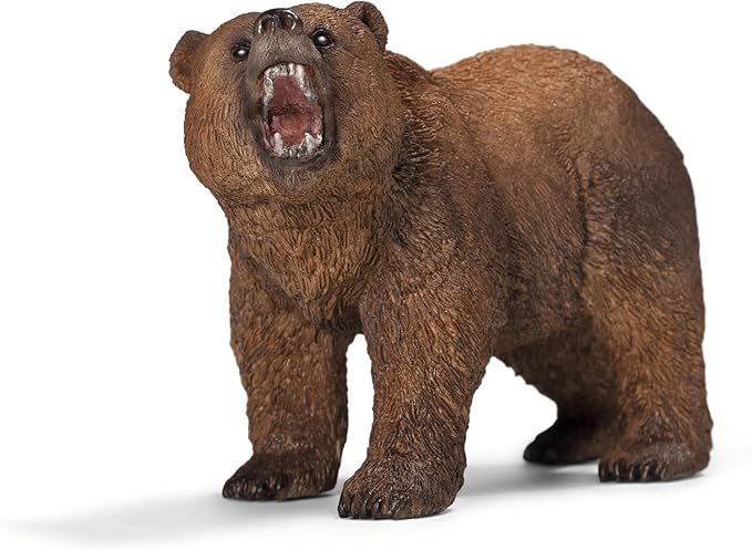 Schleich Wild Life - 4 PC Bear Figure Toy Playset - Realistic Panda, Koala, Grizzly and Polar Bear Figurine for Kids and Toddlers - Educational Animal Toys for Boys and Girls Ages 3+ - 77589