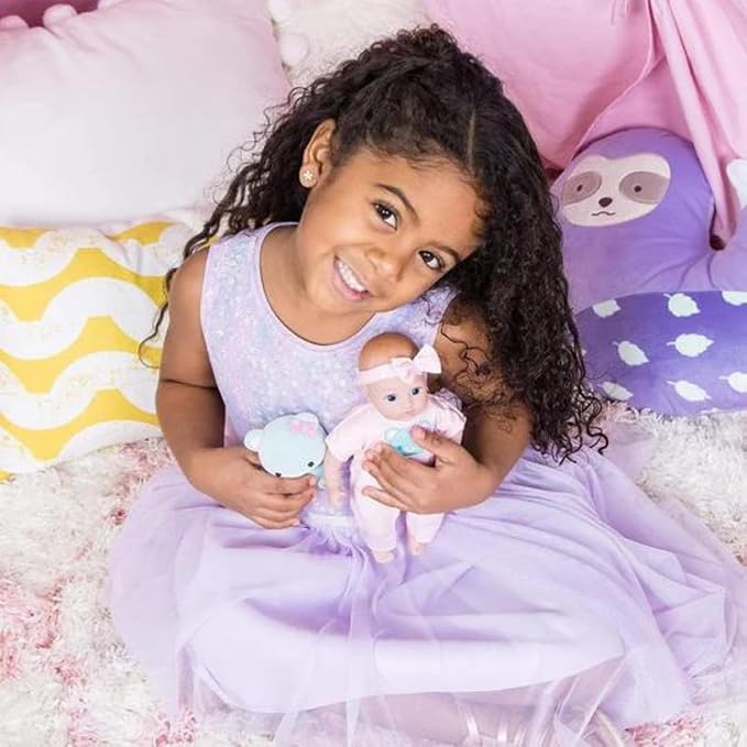ADORA Be Bright Collections - Tots and Friends, 8.5” Baby Doll and Spirit Plush Animal, Made in Sweet Baby Powder Scent and Machine Washable, Birthday Gift for Ages 3+ - Baby Bear
