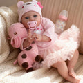 CHAREX Lifelike Reborn Baby Dolls - 22 Inch Realistic Newborn Baby Doll Soft Body Real Life Baby Dolls Girl with Accessories Gifts for Kids Age 3 + & Collection