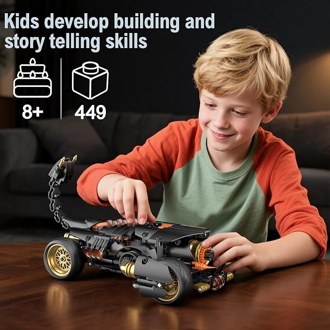 Scorpions Building Toys for Kids Ages 8-12,Sports Car Building Toy Set for Boys and Girls.Building Toy Set for Kids,Buildable Model Kit,Gift Idea for Boys and Girls Aged 9 Years Old and Up