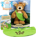 Plushible Pawley Book Set – Teddy Bear Stuffed Animal with Matching Bag & 'Pawley’s Adventure' Book, Soft Plush Toy for Babies, Toddlers & Kids, Ideal for Birthdays & Special Occasions