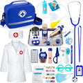 Doctor Kit for Kids, 35 Pcs Kids Doctor Kit for Toddlers 3-5 with Medical Storage Bag & Real Stethoscope, Pretend Play Doctor Set for Fun Role Playing Game (888)
