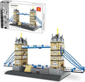 London Twin Tower Bridge Building Blocks Set – 969 Pieces DIY Architecture Model Kit, Collectible Landmark Toy for Adults & Kids, Creative Gift for Christmas&Birthday