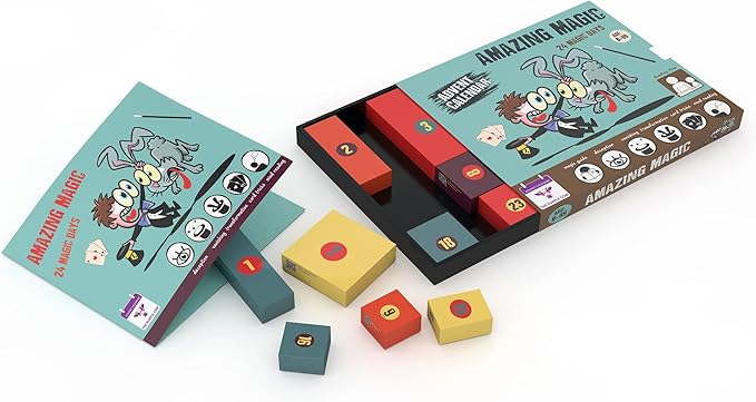 New 2025 Advent/Countdown Calendar Amazing Magic. 24 Easy to Learn Magic Tricks. Comes with a Step-by-Step Picture Guide + Video Guide. for Kids Aged 8+. The Perfect Magician Starter kit