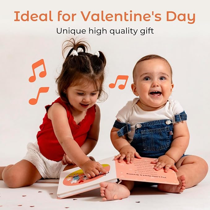 Cali's Books Love Nursery Rhymes Musical Book USB-C Rechargeable